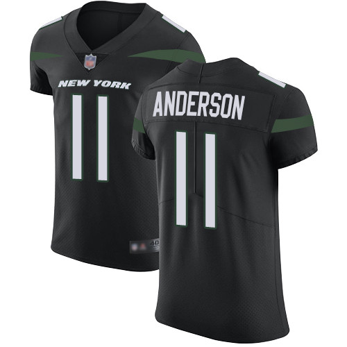 Jets #11 Robby Anderson Black Alternate Men's Stitched Football Vapor Untouchable Elite JerseyV