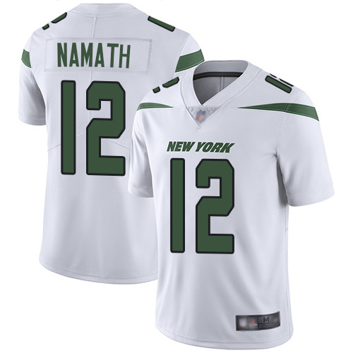Jets #12 Joe Namath White Men's Stitched Football Vapor Untouchable Limited Jersey