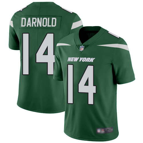 Jets #14 Sam Darnold Green Team Color Men's Stitched Football Vapor Untouchable Limited Jersey