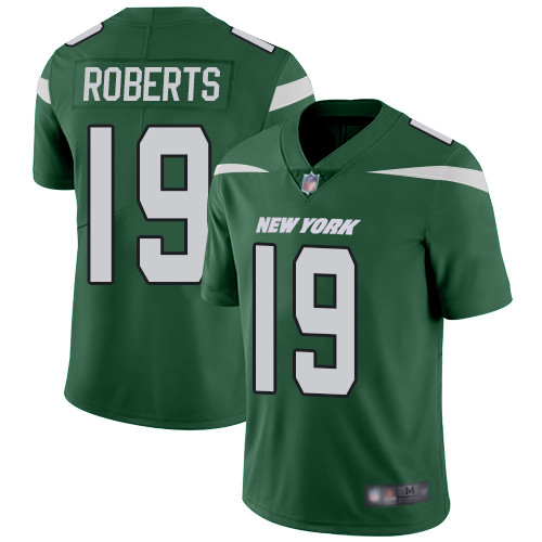 Jets #19 Andre Roberts Green Team Color Men's Stitched Football Vapor Untouchable Limited Jersey