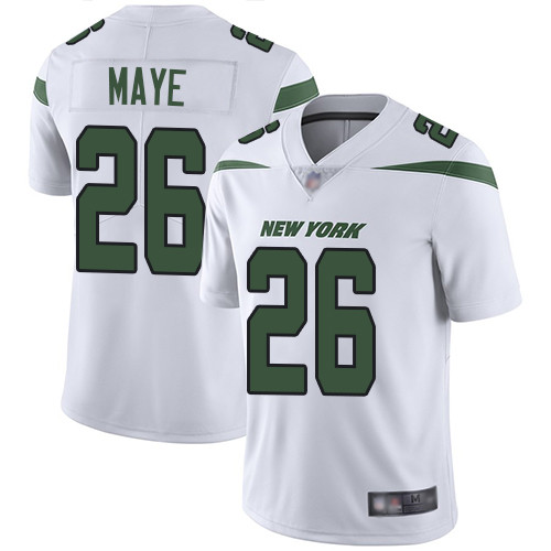 Jets #26 Marcus Maye White Men's Stitched Football Vapor Untouchable Limited Jersey