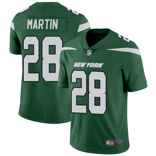 Jets #28 Curtis Martin Green Team Color Men's Stitched Football Vapor Untouchable Limited Jersey