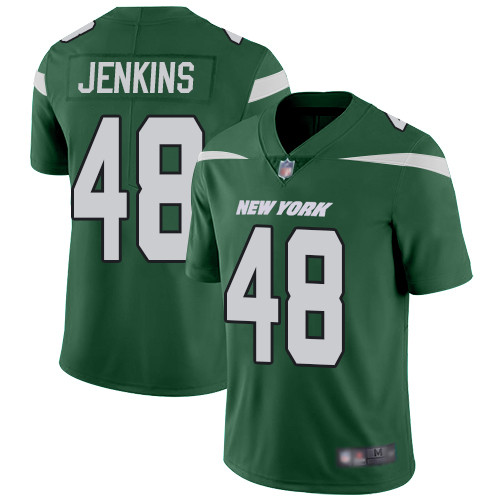 Jets #48 Jordan Jenkins Green Team Color Men's Stitched Football Vapor Untouchable Limited Jersey