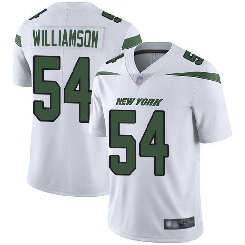 Jets #54 Avery Williamson White Men's Stitched Football Vapor Untouchable Limited Jersey