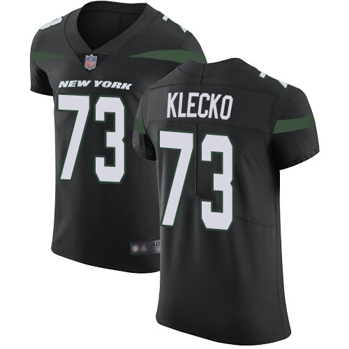 Jets #73 Joe Klecko Black Alternate Men's Stitched Football Vapor Untouchable Elite Jersey