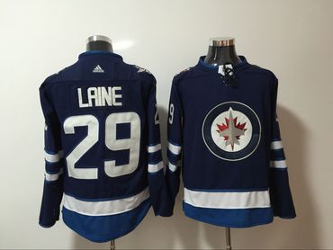 Jets 29 Patrik Laine Blue Adidas Jersey