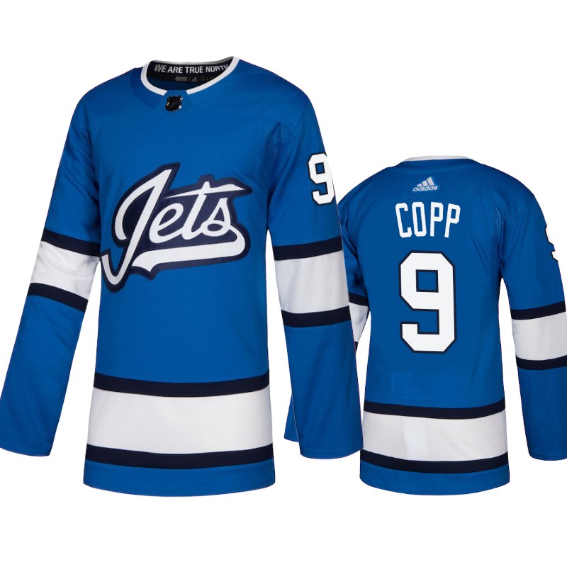Jets Andrew Copp Blue Heritage Alternate Jersey