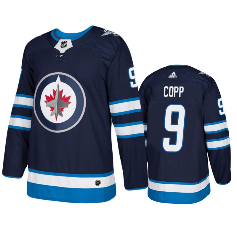 Jets Andrew Copp Navy Home Jersey