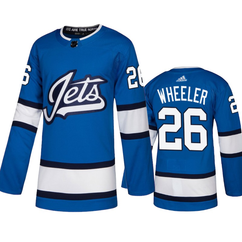 Jets Blake Wheeler Blue Authentic Alternate Jersey