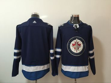 Jets Blank Navy Adidas Jersey