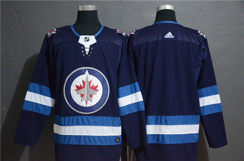 Jets Blank Navy Adidas Jersey