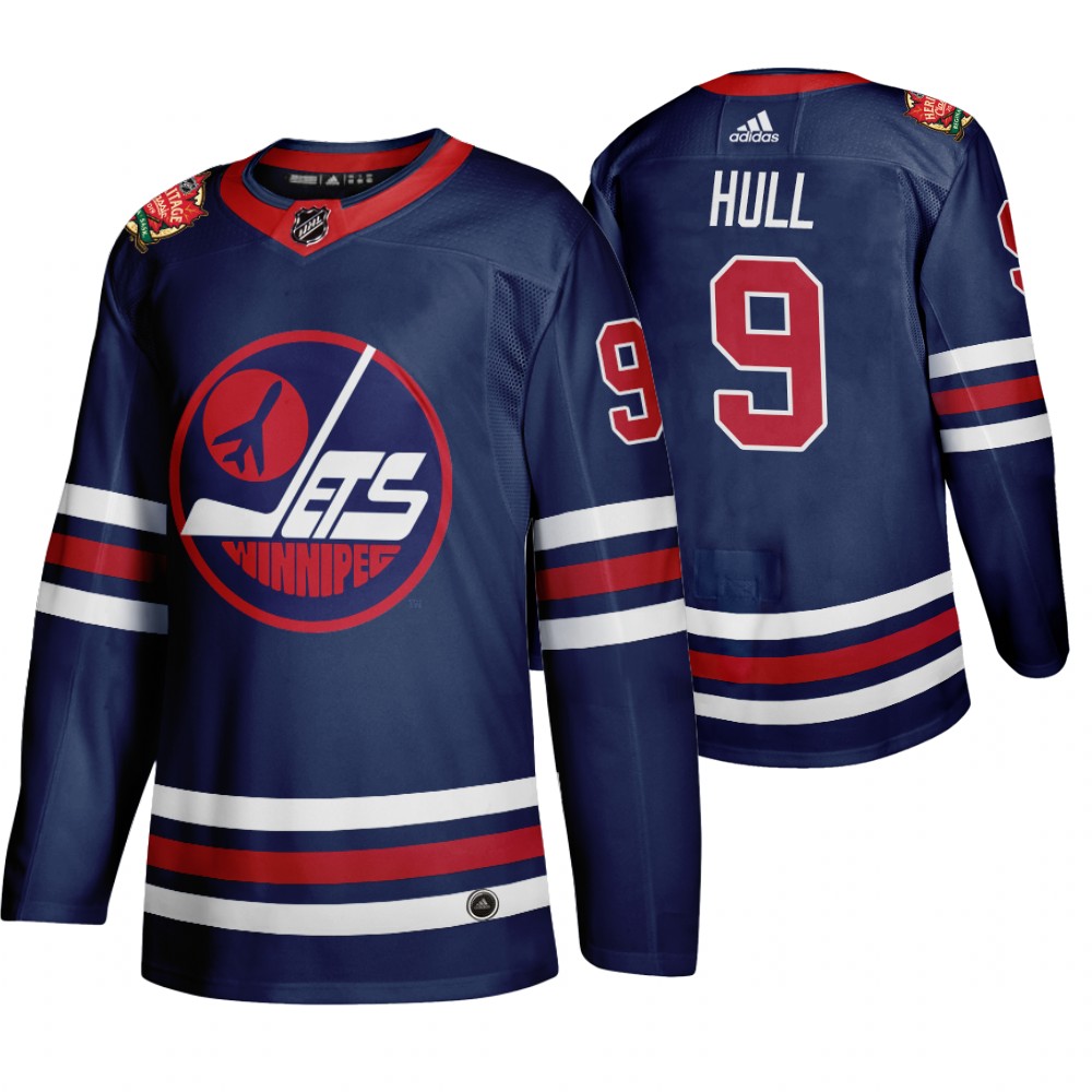 Jets Bobby Hull Navy 2019 Heritage Classic WHA Jersey