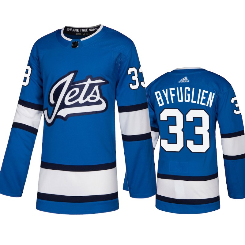 Jets Dustin Byfuglien Blue Authentic Alternate Jersey