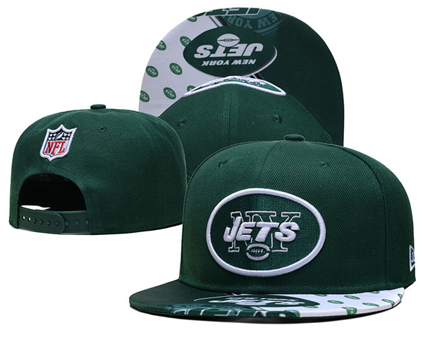 Jets Green Snapback Hat--GS