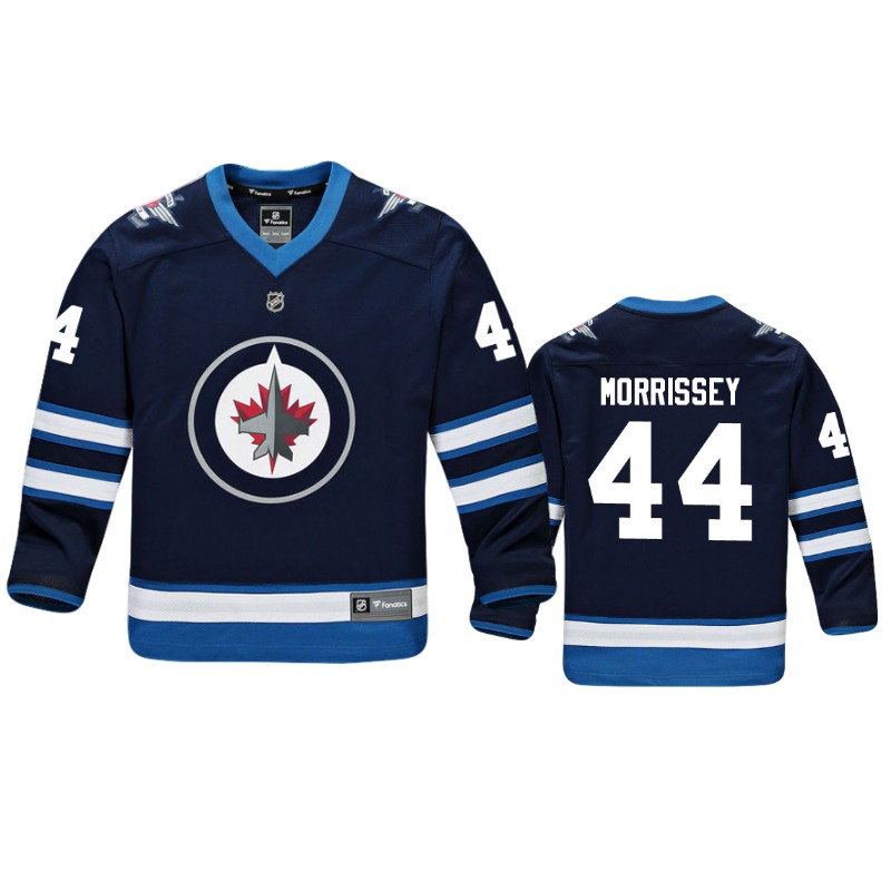 Jets Josh Morrissey Navy Replica Player Home Jersey