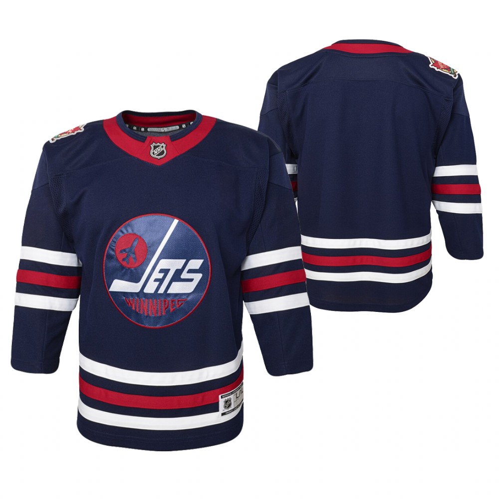 Jets Navy 2019 Heritage Classic Premier Youth Jersey