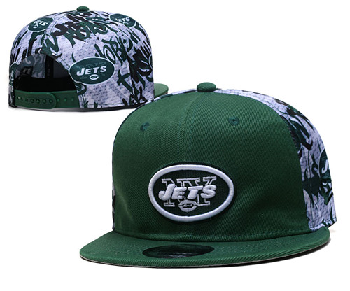 Jets Team Logo Snapback Hat - -TX