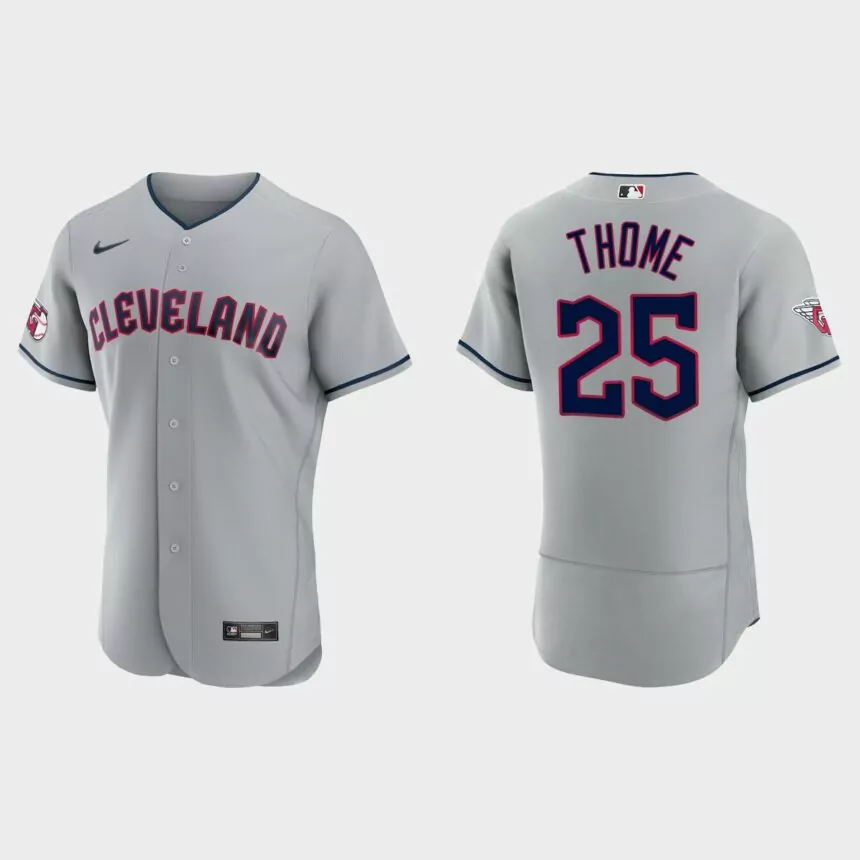 Jim Thome Cleveland Guardians Authentic Jersey – Gray