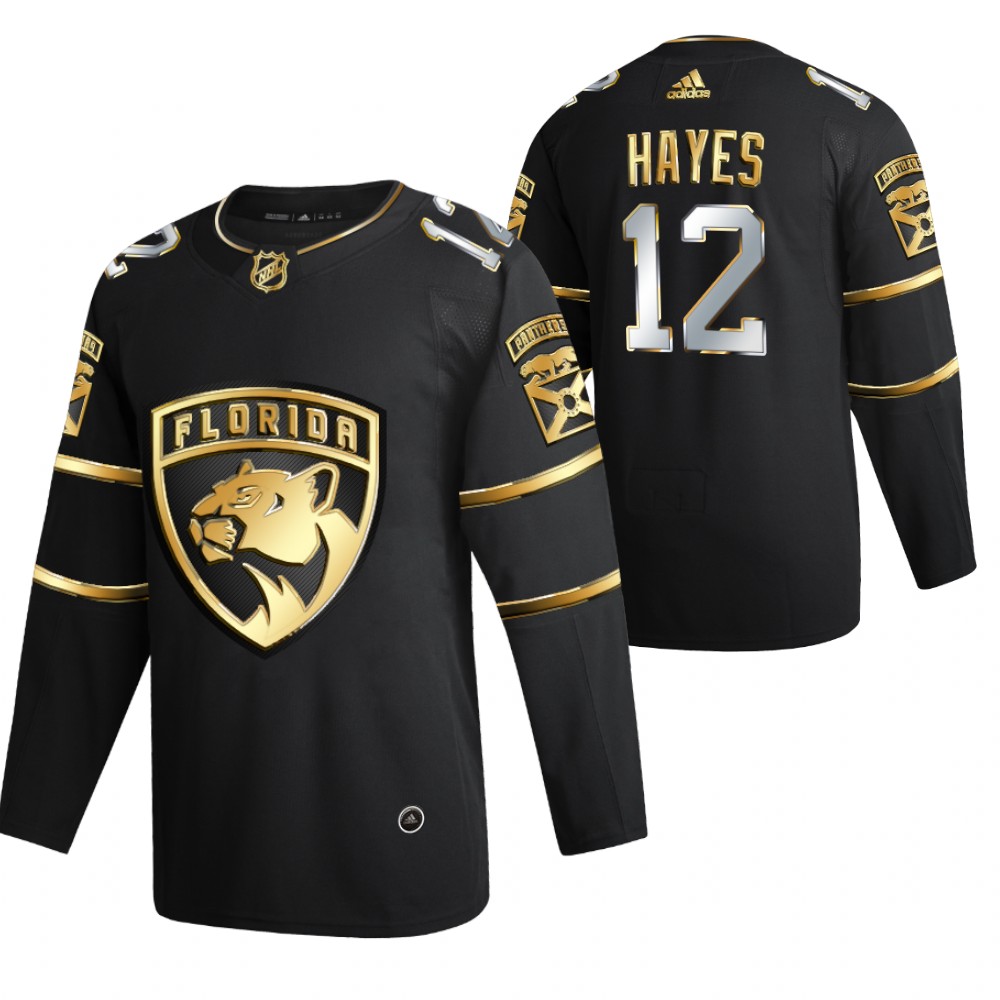 Jimmy Hayes Florida Panthers Black Honor Broadway Jersey Golden Edition