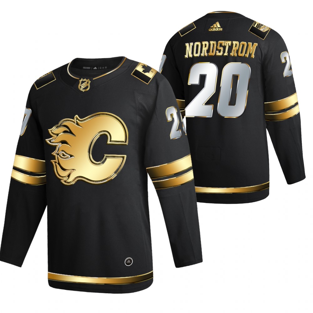 Joakim Nordstrom Calgary Flames Black 2021 Golden Edition Jersey Limited Authentic