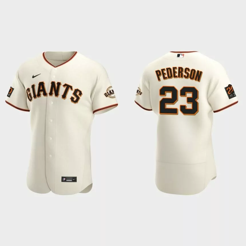 Joc Pederson San Francisco Giants Authentic Home Jersey – Cream