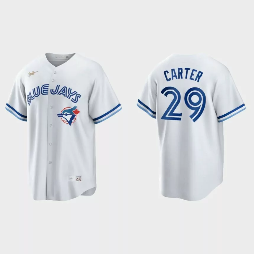 Joe Carter Toronto Blue Jays Cooperstown Collection Jersey – White