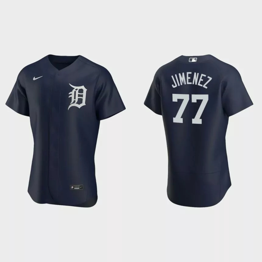 Joe Jimenez Detroit Tigers Authentic Alternate Jersey – Navy.jpg
