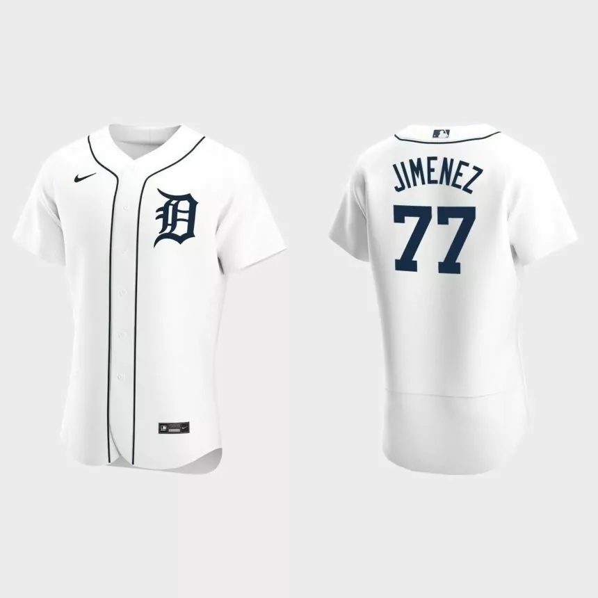 Joe Jimenez Detroit Tigers Authentic Home Jersey – White.jpg