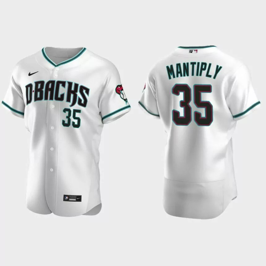 Joe Mantiply Arizona Diamondbacks Authentic Alternate Jersey – White.jpg