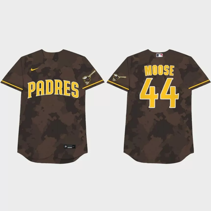 Joe Musgrove Nickname Padres 2021 Players’ Weekend Moose Jersey – Camo