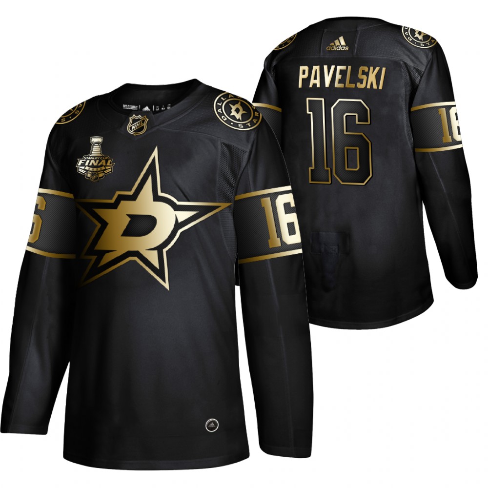 Joe Pavelski Stars 2020 Stanley Cup Final Bound Black Golden Limited Edition Jersey