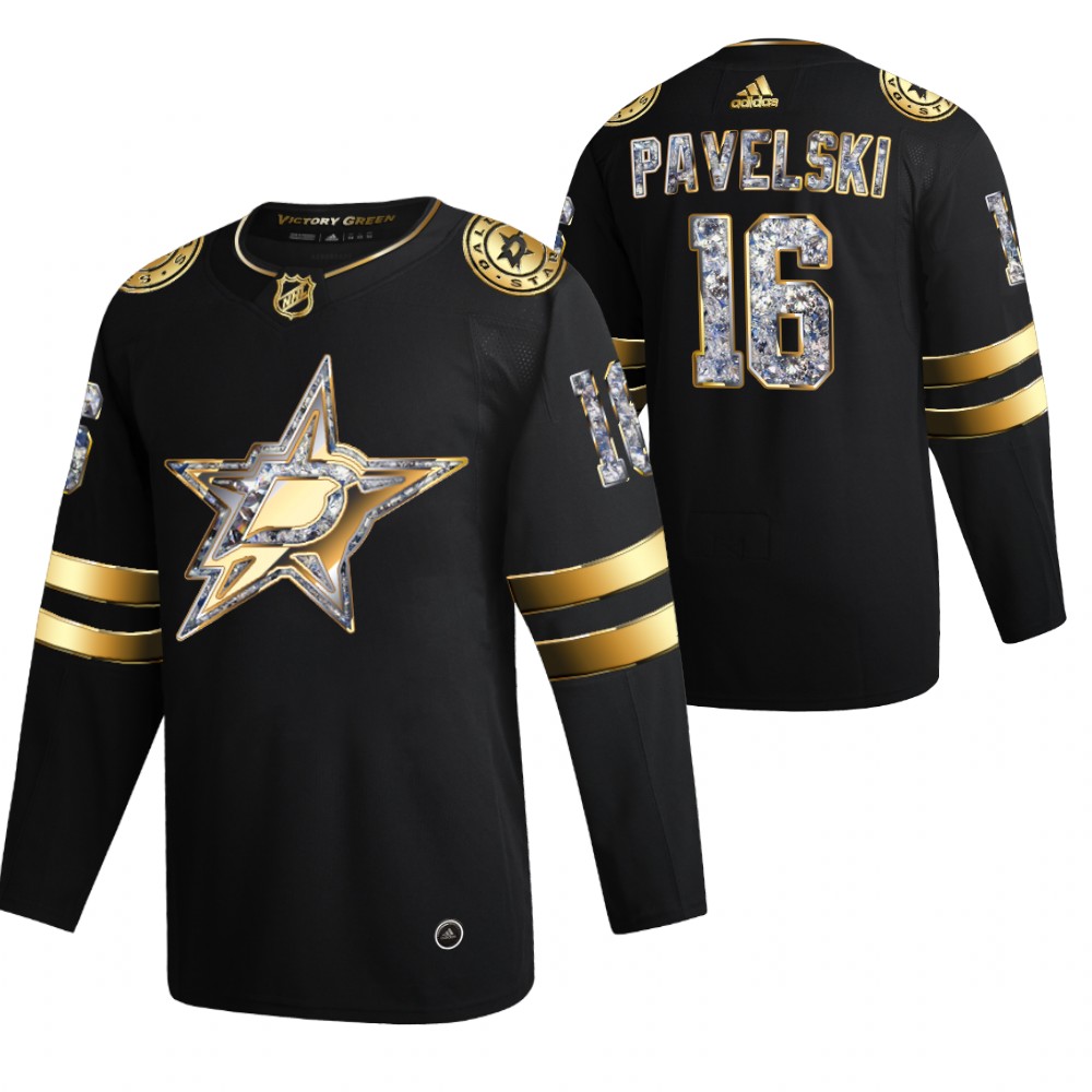 Joe Pavelski Stars 2022 Stanley Cup Playoffs Black Diamond Edition Authentic Jersey