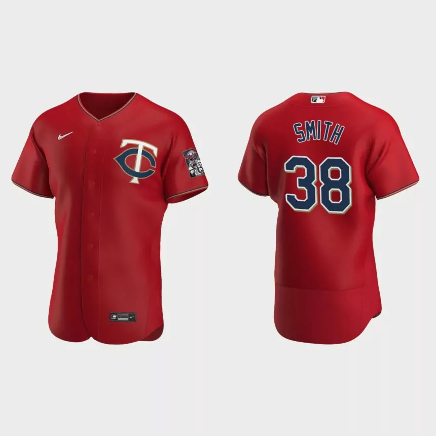 Joe Smith Minnesota Twins Authentic Alternate Jersey – Red