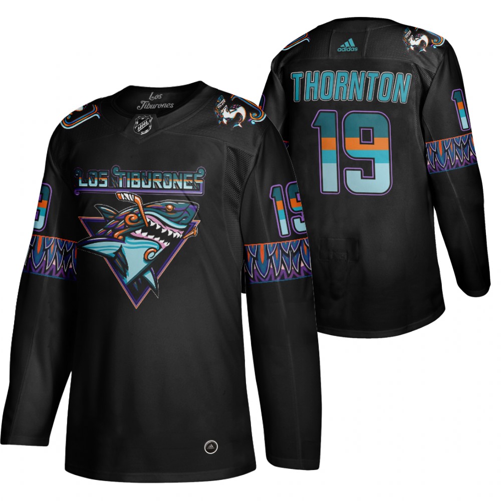 Joe Thornton San Jose Sharks Los Tiburones Hockey Thornton Jersey