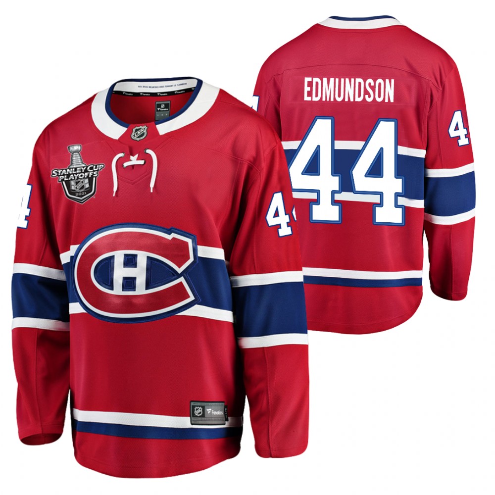 Joel Edmundson Canadiens 2021 Stanley Cup Final Red Jersey