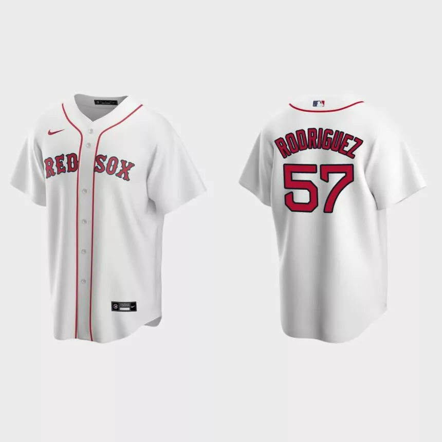 Joely Rodriguez Boston Red Sox Replica Home Jersey – White