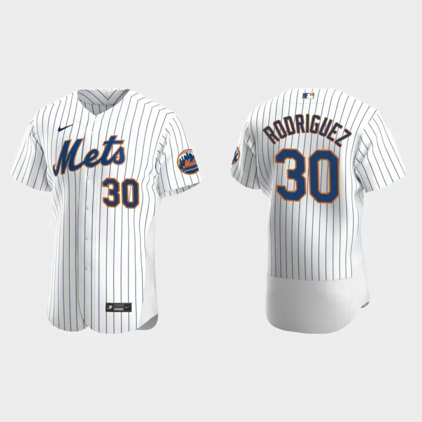 Joely Rodriguez New York Mets Authentic Home Jersey – White