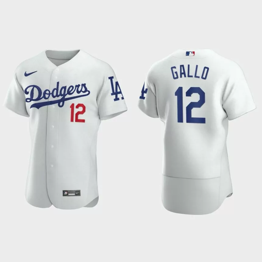 Joey Gallo Los Angeles Dodgers Authentic Home Jersey – White