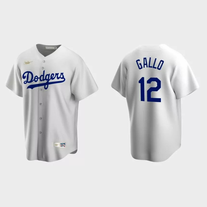 Joey Gallo Los Angeles Dodgers Cooperstown Collection Home Jersey – White