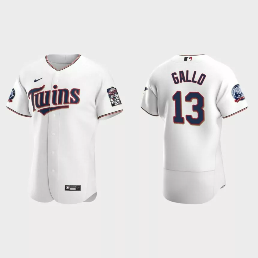 Joey Gallo Minnesota Twins Authentic Home Jersey – White