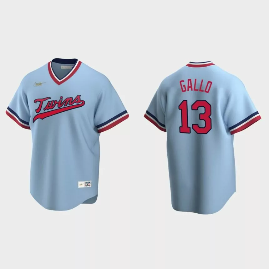 Joey Gallo Minnesota Twins Cooperstown Collection Road Jersey – Light Blue