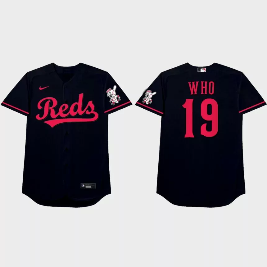 Joey Votto 2021 Players’ Weekend Who Nickname Jersey – Black