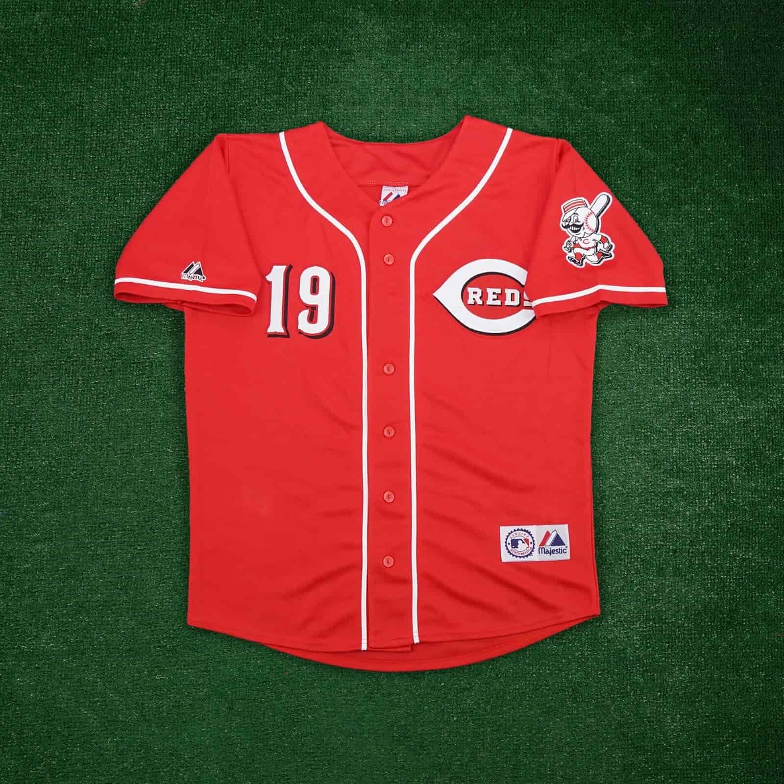 Joey Votto Cincinnati Reds Men's Alternate Red Jersey w Team Patch