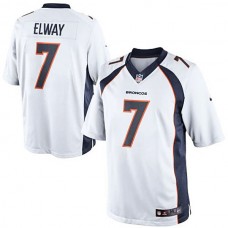 John Elway White Denver Broncos #7 Retired Player Limited Jersey