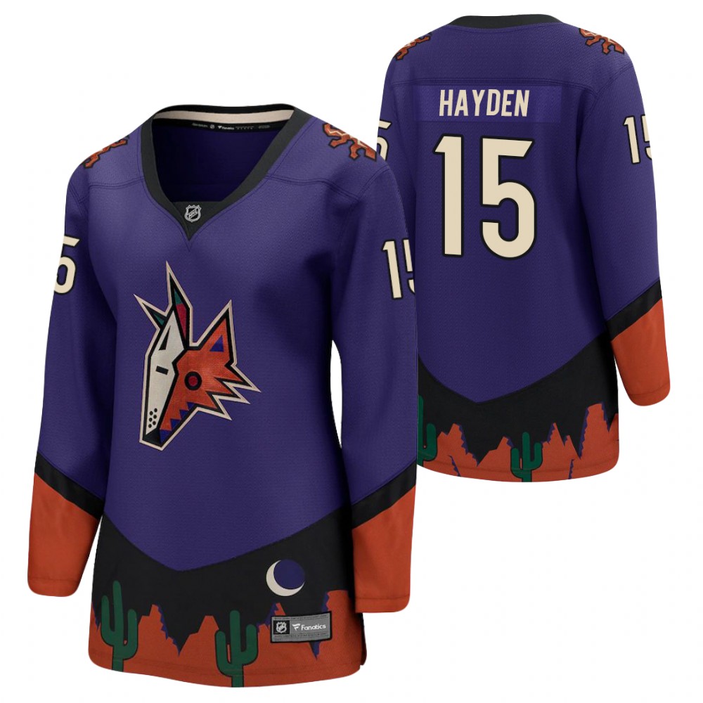 John Hayden Arizona Coyotes 2021 Special Edition Purple Women Jersey