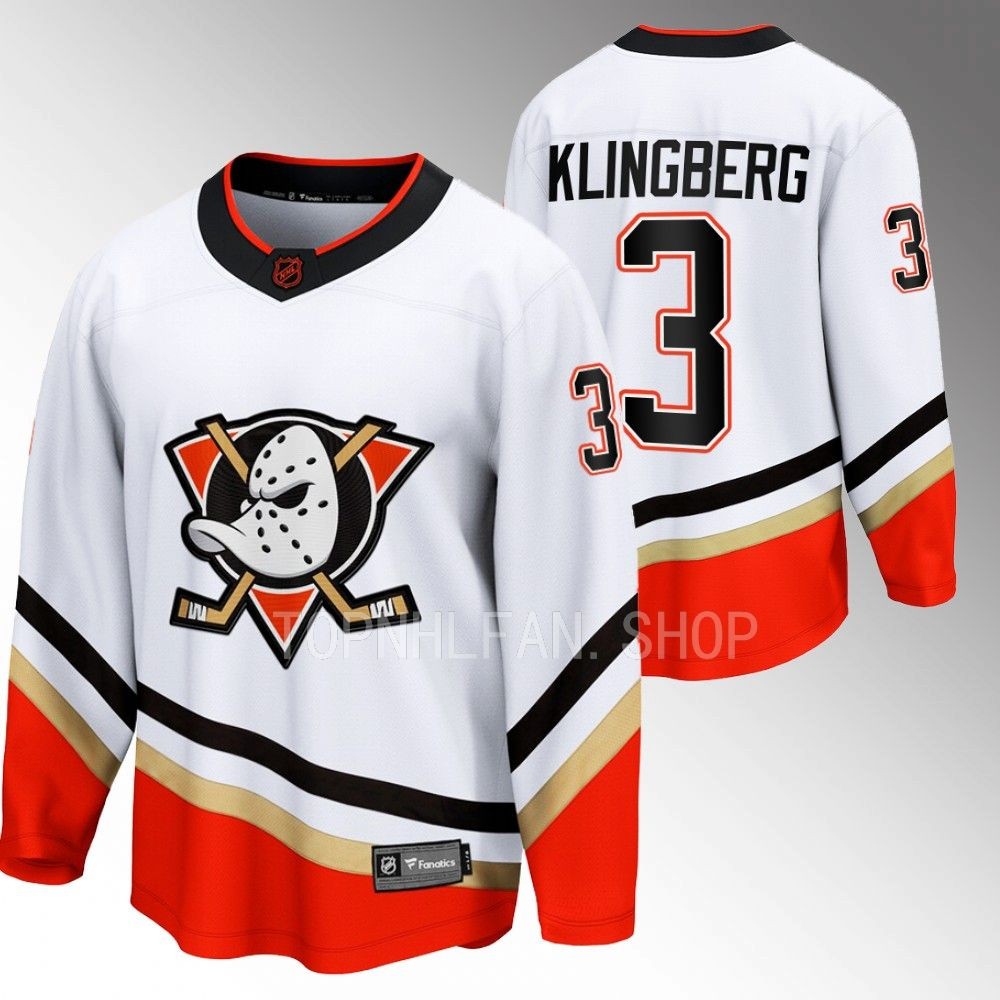 John Klingberg Anaheim Ducks Jersey Special Edition 2.0 White 2022 Breakaway