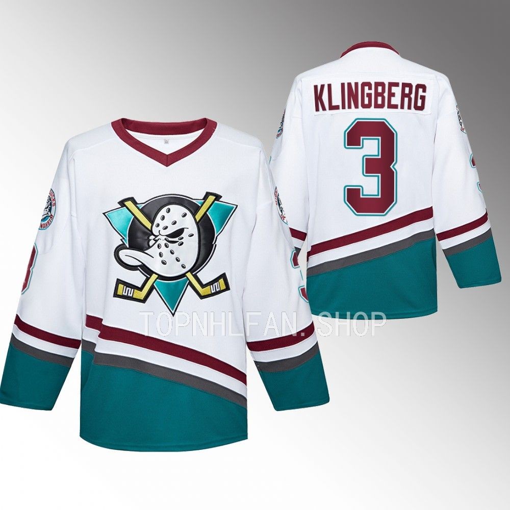 John Klingberg Ducks Mighty Ducks Jersey White Hockey