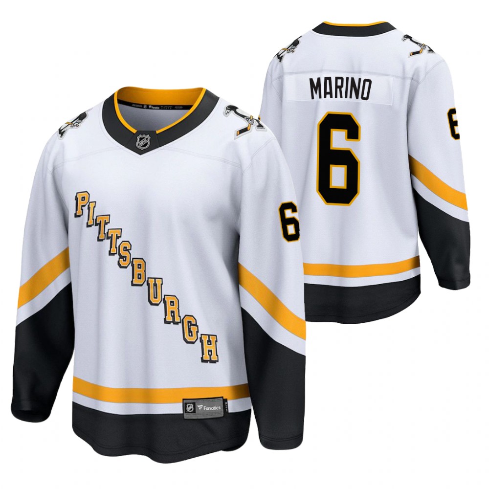 John Marino Penguins 2021 Special Edition White Jersey