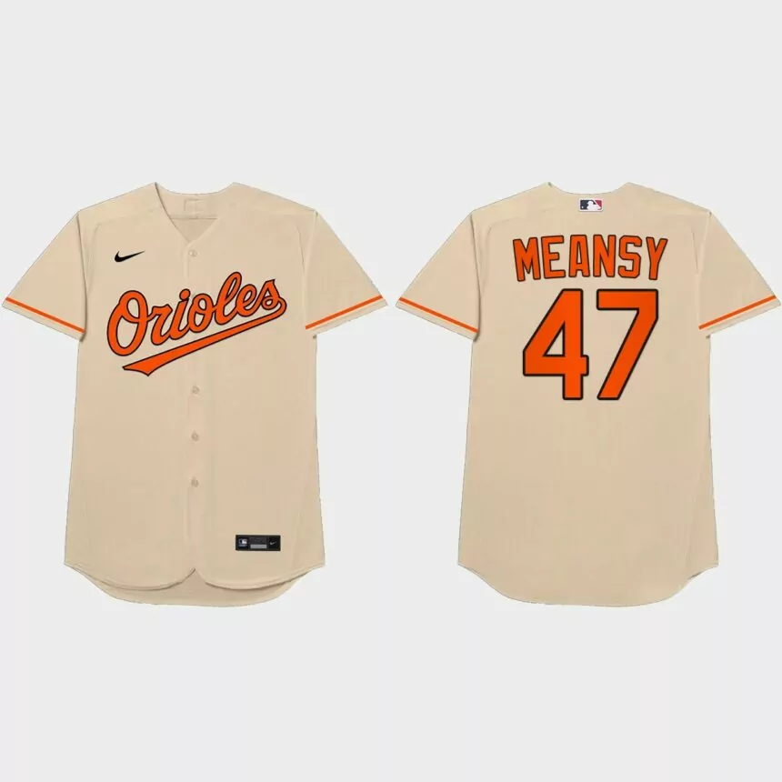 John Means 2021 Players’ Weekend Meansy Nickname Jersey – Cream