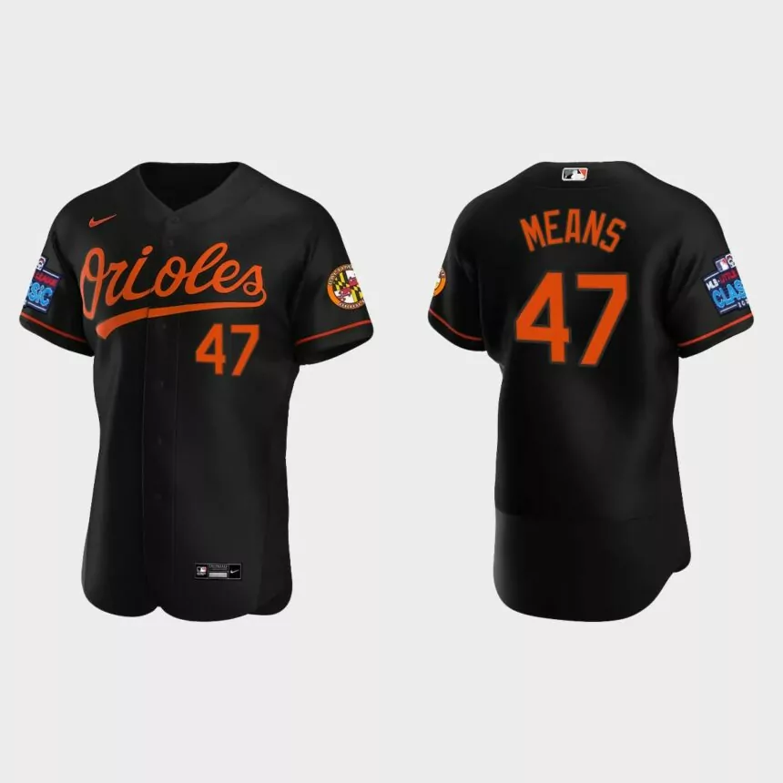 John Means Baltimore Orioles 2022 Little League Classic Authentic Jersey – Black
